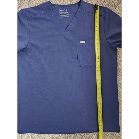 FIGS Technical Collection Mens Size Large Navy Blue Scrubs Top - Picture 5 of 5